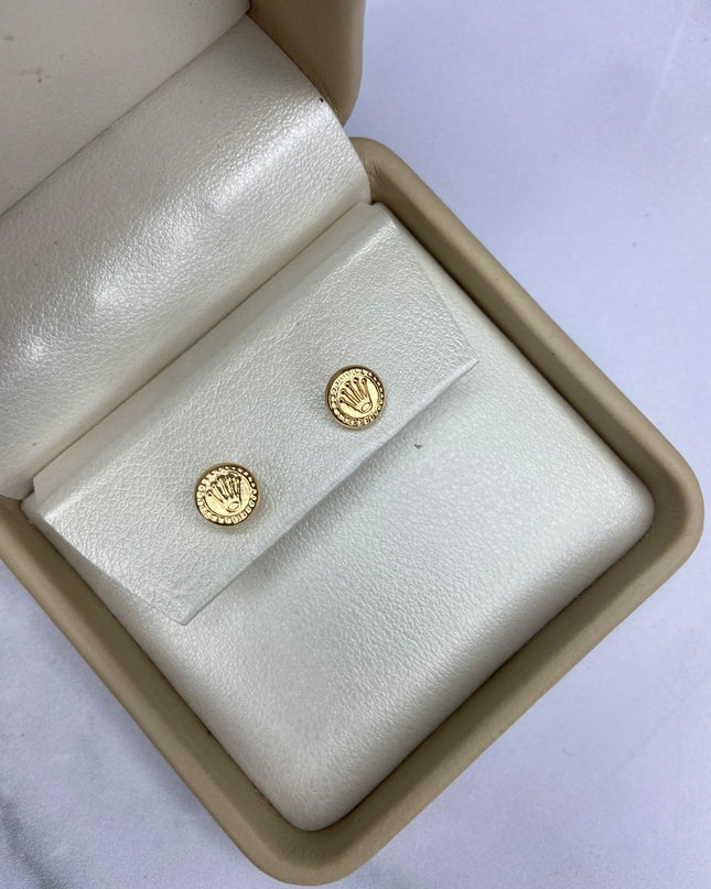 Topos Rx corona mediana / 0,75 Gr / Oro amarillo 18k