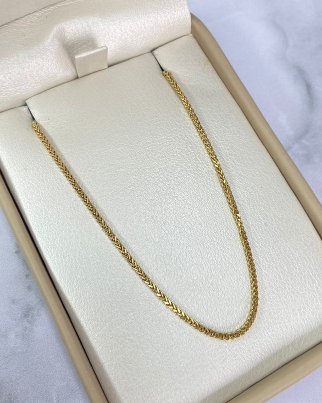 Cadena franco / 3,74 Gr / 60 Cm / Oro amarillo 18k / It