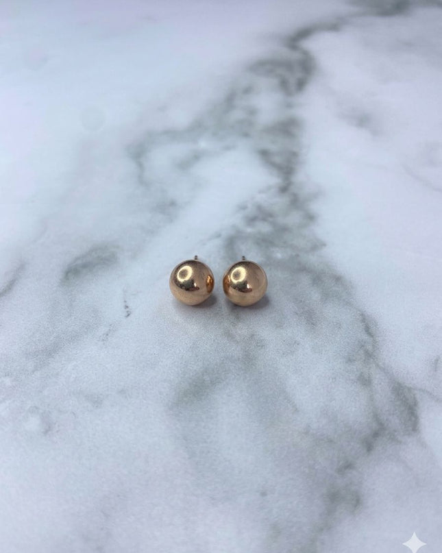 Topos Bola rosada #8 / 0,80 Gr / 8 mm / Oro rosa 18k