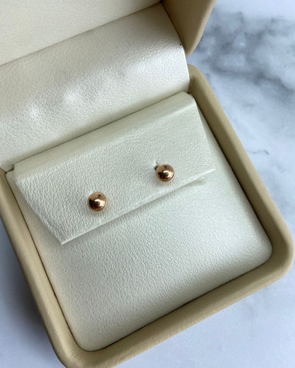 Topos Bola rosada #5 / 0,53 Gr / 5 mm / Oro rosa 18k