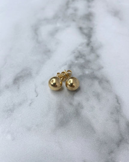 Topos Bola lisa #7 / 0,85 Gr / 7 mm / Oro amarillo 18k