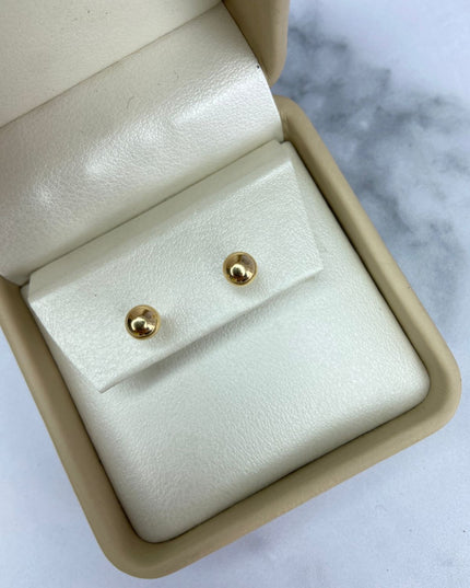 Topos Bola lisa #7 / 0,85 Gr / 7 mm / Oro amarillo 18k