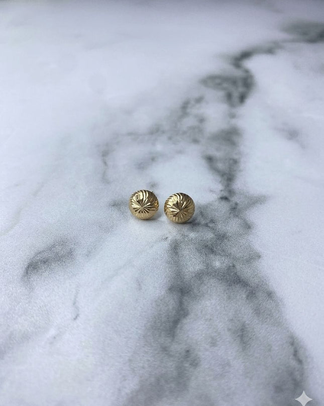 Topos Bola diamantada #7 / 0,92 Gr / 7 mm / Oro amarillo 18k