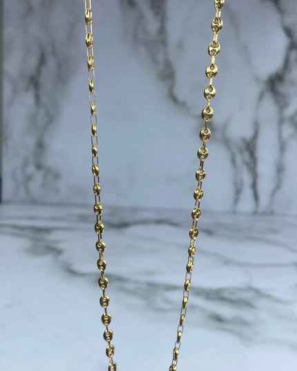 Cadena gc liso / 8,55 Gr Broche 0,60 / 60 Cm / 4,1 mm / Oro amarillo 18k
