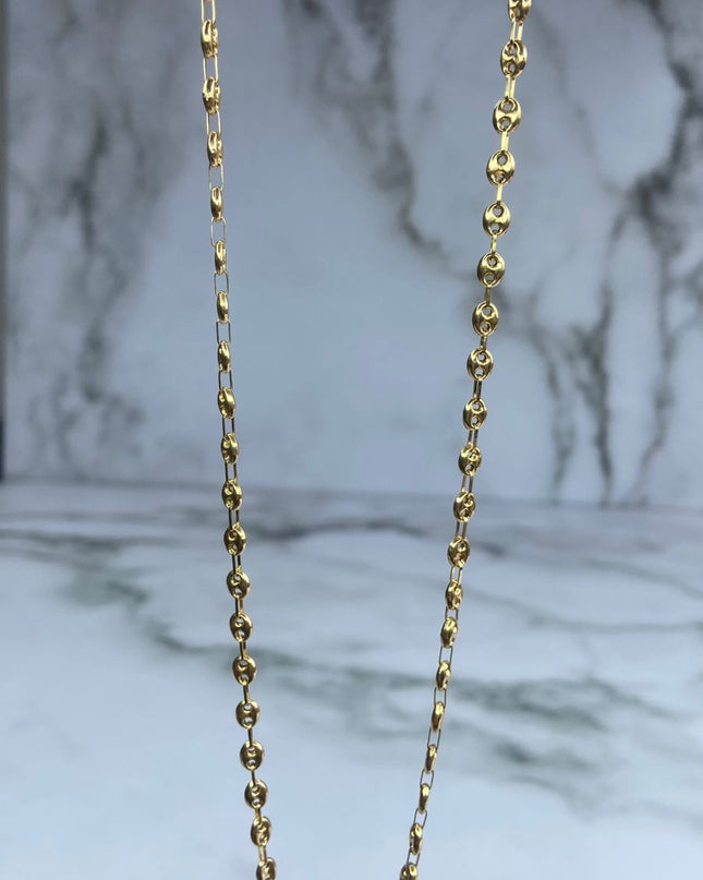 Cadena gc liso / 8,55 Gr Broche 0,60 / 60 Cm / 4,1 mm / Oro amarillo 18k