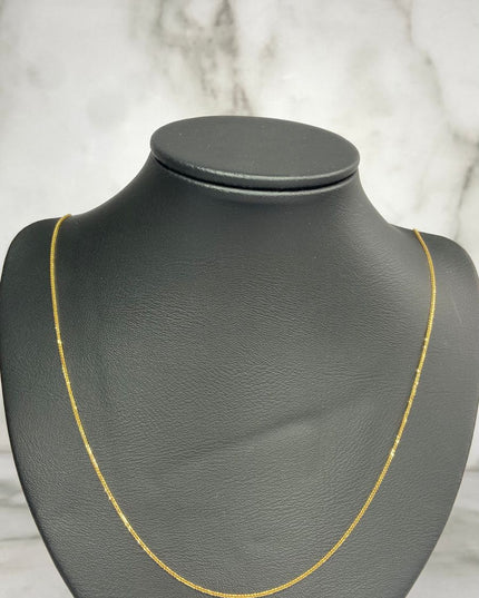 Cadena franco / 2,12 Gr / 60 Cm / Oro amarillo 18k / It