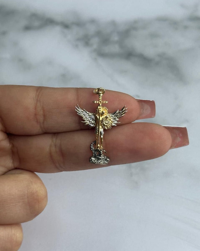 Dije casting san miguel mediano / 2,72 Gr / Oro amarillo 18k