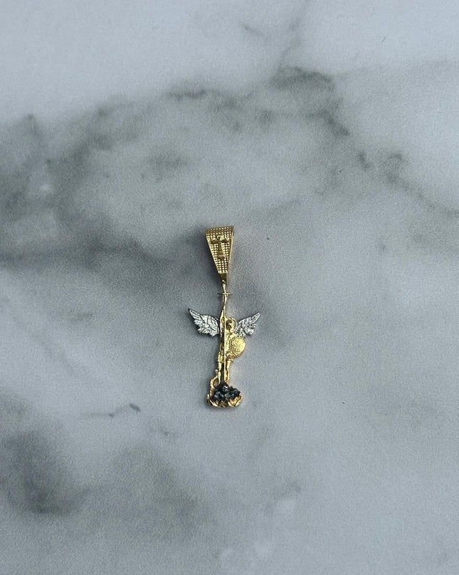Dije casting san miguel pequeño / 2,04 Gr / Oro amarillo 18k