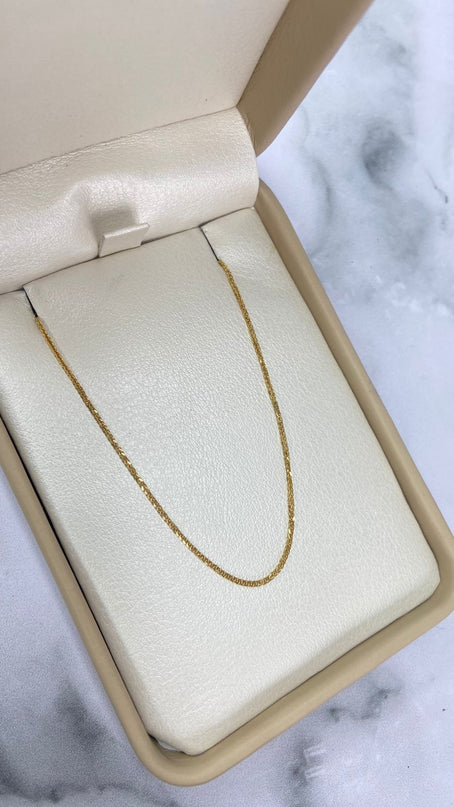 Cadena franco / 2,12 Gr / 60 Cm / Oro amarillo 18k / It