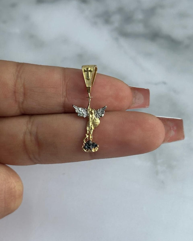 Dije casting san miguel pequeño / 2,04 Gr / Oro amarillo 18k