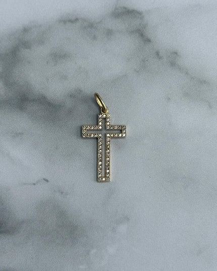 Dije casting cruz / 1,34 Gr / Oro amarillo 18k