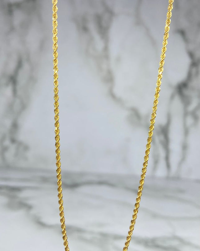 Cadena lazo / 2,21 Gr / 45 Cm / Oro amarillo 18k / It