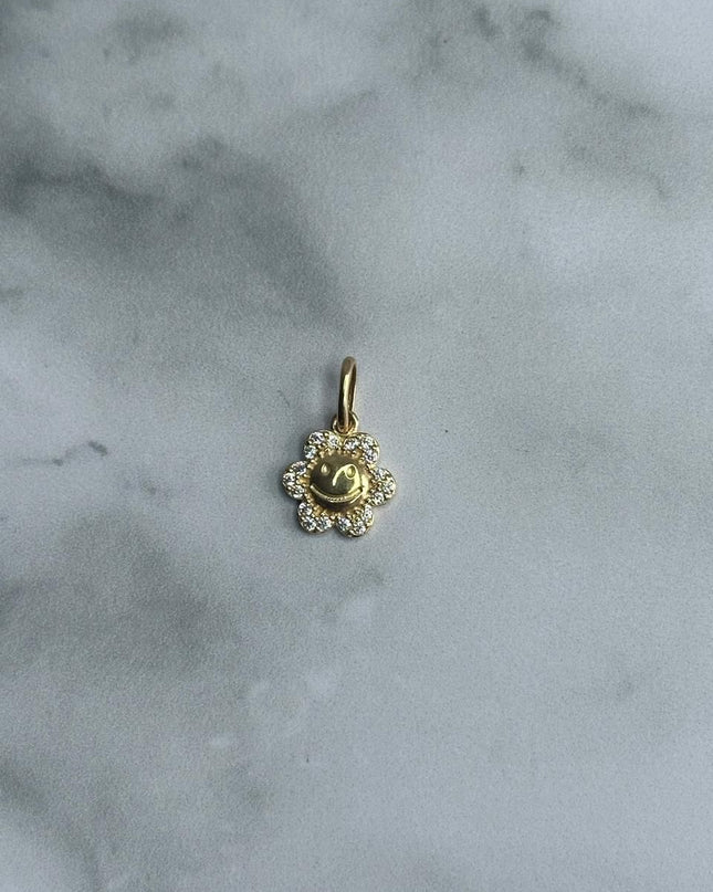 Dije casting flor / 1,24 Gr / Oro amarillo 18k