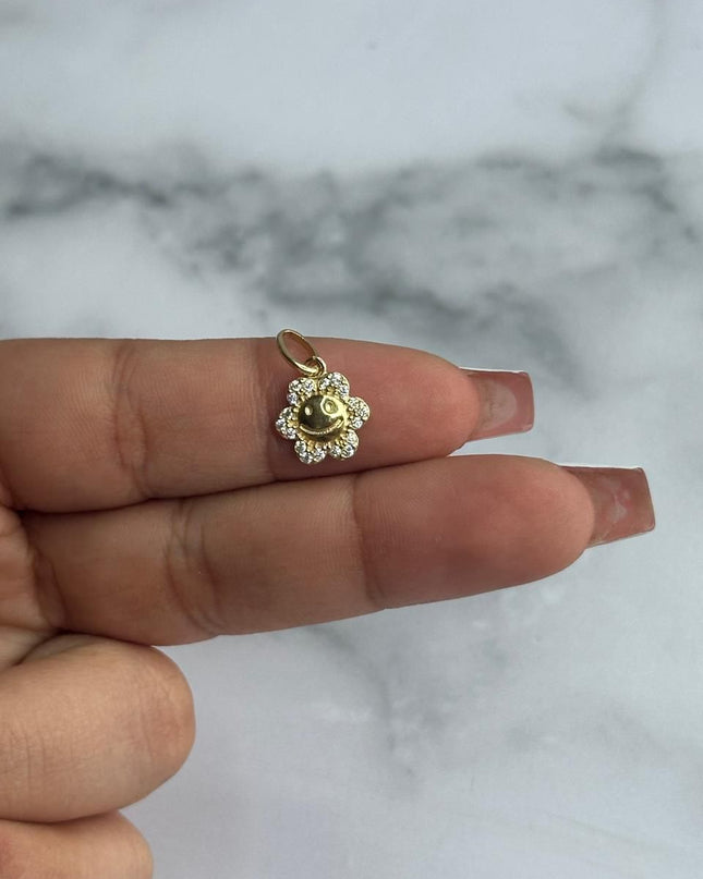 Dije casting flor / 1,24 Gr / Oro amarillo 18k