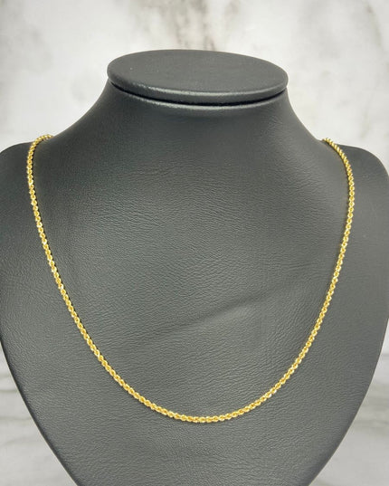 Cadena lazo / 2,21 Gr / 45 Cm / Oro amarillo 18k / It