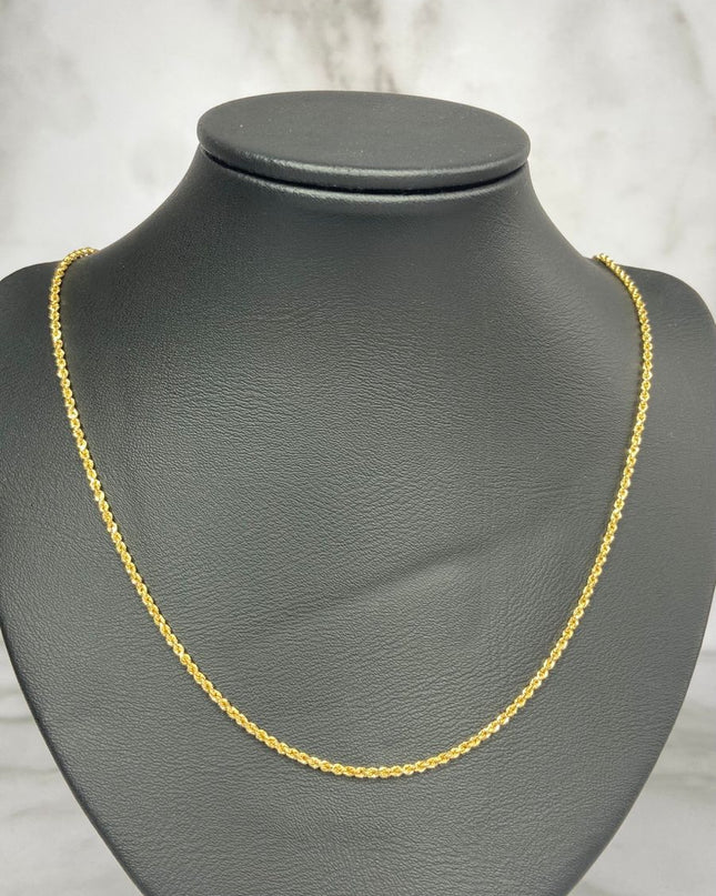 Cadena lazo / 2,21 Gr / 45 Cm / Oro amarillo 18k / It