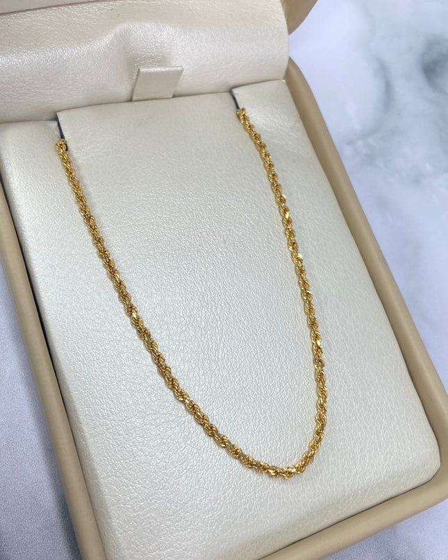 Cadena lazo / 2,21 Gr / 45 Cm / Oro amarillo 18k / It