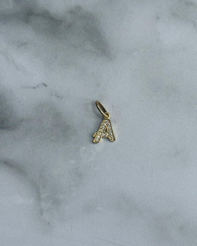Dije casting letra A / 0,75 Gr / Oro amarillo 18k