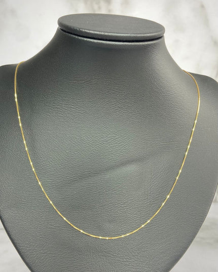 Cadena veneciana / 1,26 Gr / 45 Cm / Oro amarillo 18k / It