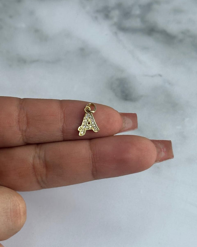 Dije casting letra A / 0,75 Gr / Oro amarillo 18k