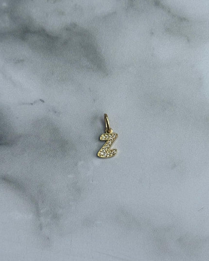 Dije casting letra Z / 0,73 Gr / Oro amarillo 18k