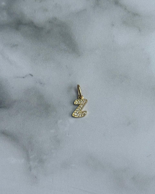 Dije casting letra Z / 0,73 Gr / Oro amarillo 18k