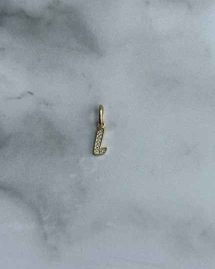 Dije casting letra L / 0,51 Gr / Oro amarillo 18k