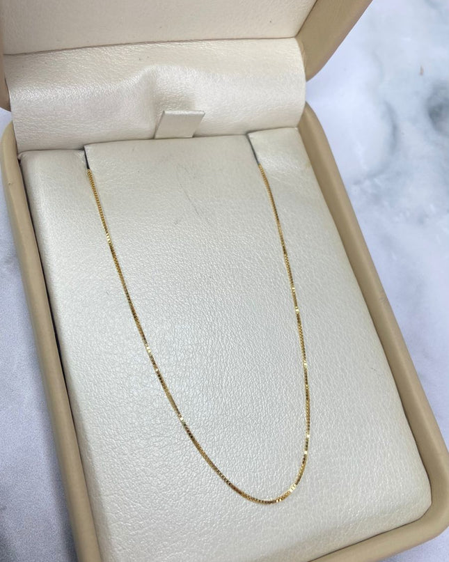 Cadena veneciana / 1,26 Gr / 45 Cm / Oro amarillo 18k / It