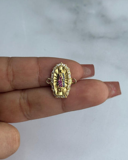 Herraje casting virgen guadalupe / 1,86 Gr / Oro amarillo 18k