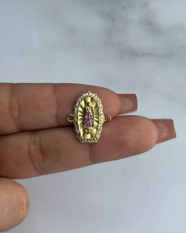 Herraje casting virgen guadalupe / 1,86 Gr / Oro amarillo 18k