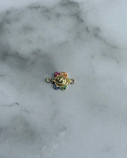 Herraje casting flor / 1,07 Gr / Oro amarillo 18k