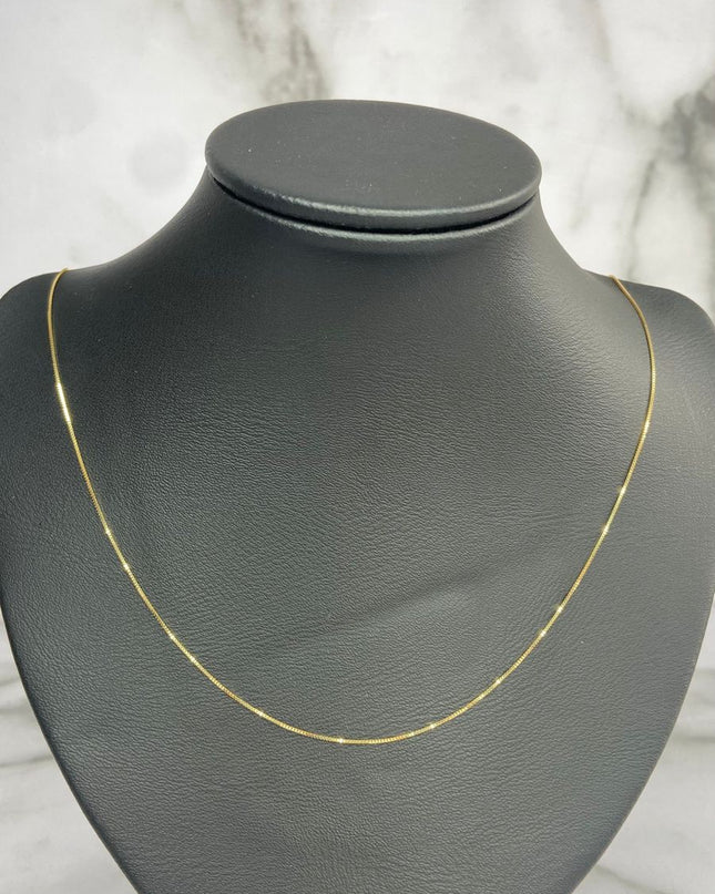 Cadena veneciana / 1,38 Gr / 50 Cm / Oro amarillo 18k / It