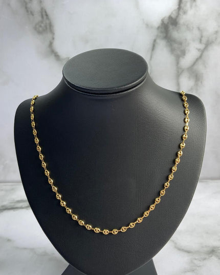 Cadena gc liso / 8,55 Gr Broche 0,60 / 60 Cm / 4,1 mm / Oro amarillo 18k