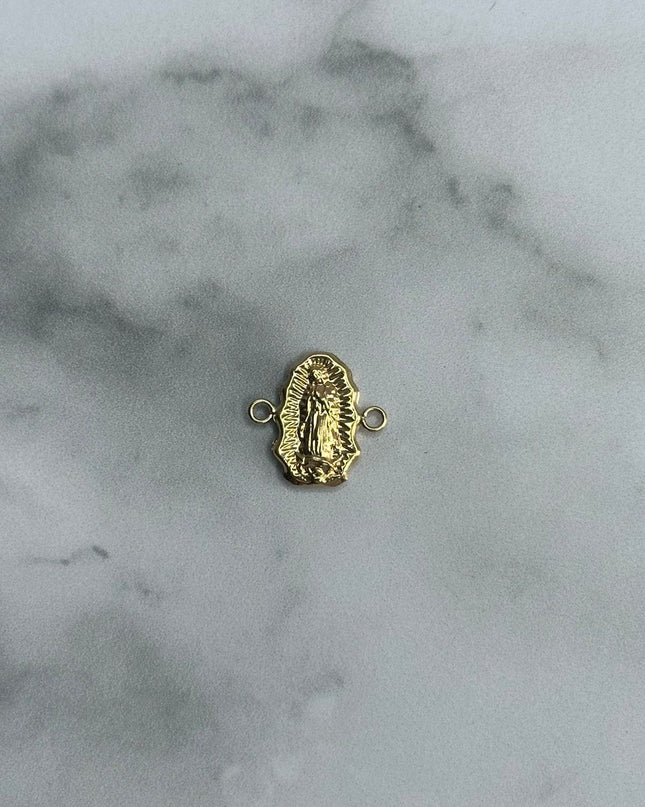 Herraje virgen de guadalupe silueta grande / 0,61 Gr / Oro amarillo 18k