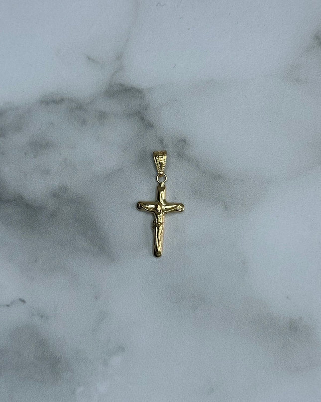 Dije cruz con cristo / 0,80 Gr / Oro amarillo 18k