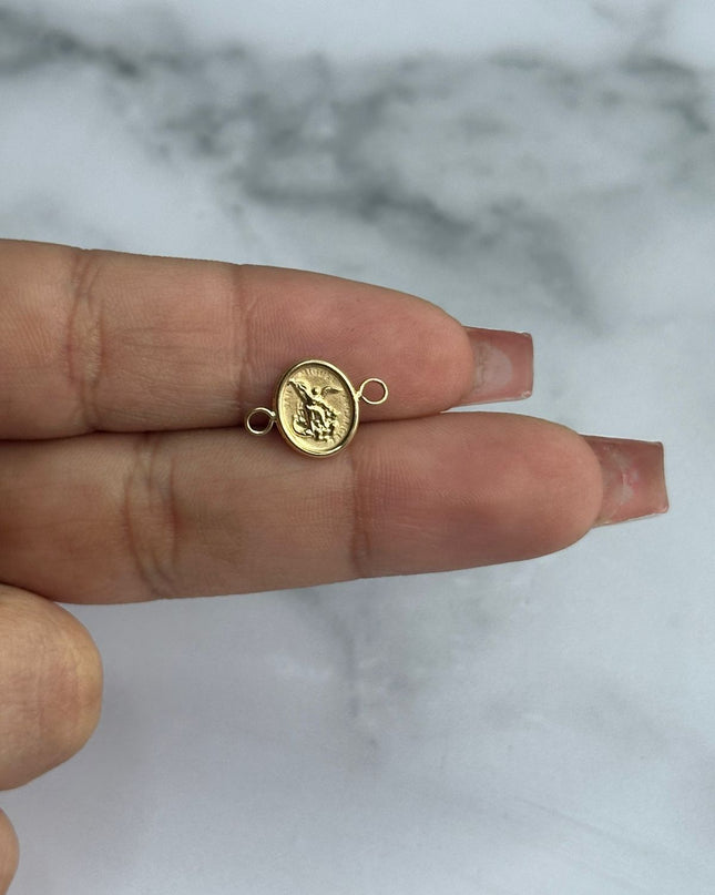 Herraje san miguel arcangel / 0,48 Gr / 1,4 Cm / Oro amarillo 18k