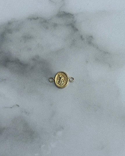 Herraje san miguel arcangel / 0,48 Gr / 1,4 Cm / Oro amarillo 18k