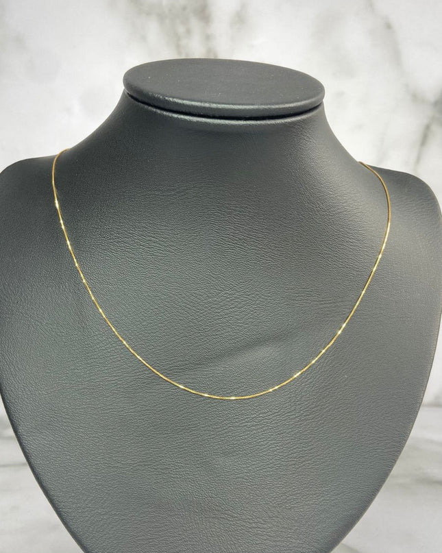 Cadena veneciana / 0,84 Gr / 40 Cm / Oro amarillo 18k / It