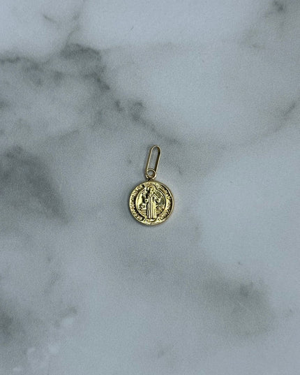 Dije san benito / 0,83 Gr / 1,5 Cm / Oro amarillo 18k