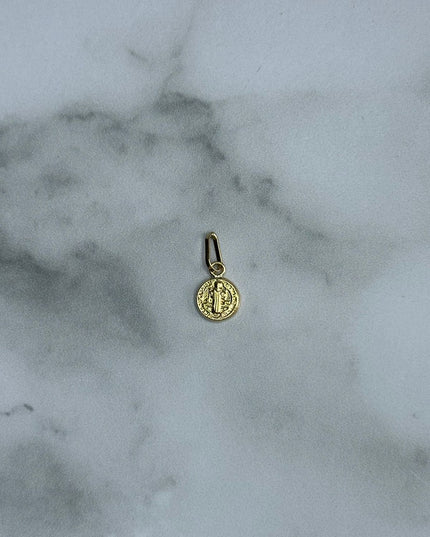 Dije san benito / 0,35 Gr / 1,0 Cm / Oro amarillo 18k