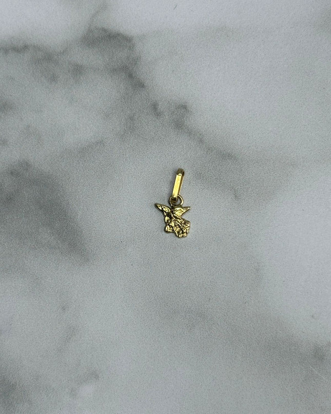 Dije san miguel arcangel silueta / 0,27 Gr / Oro amarillo 18k