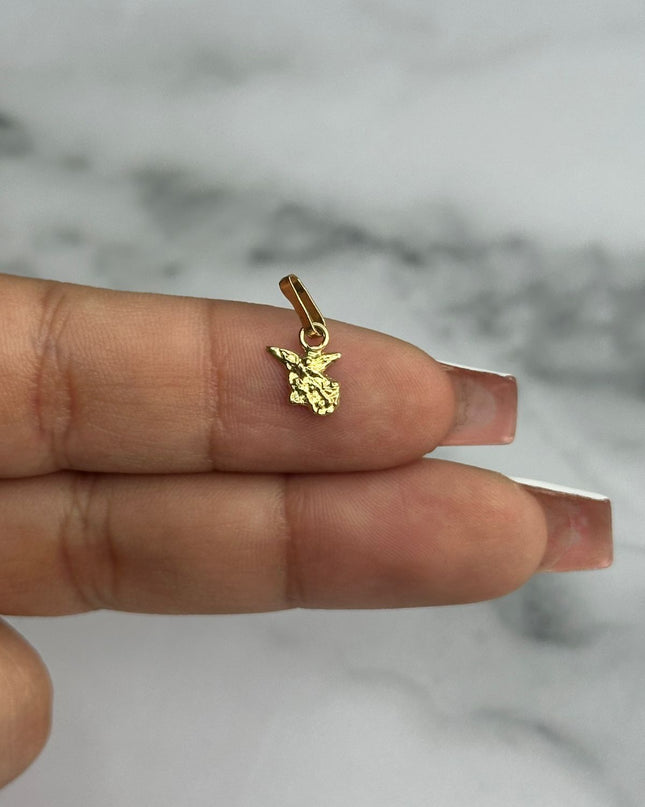 Dije san miguel arcangel silueta / 0,27 Gr / Oro amarillo 18k