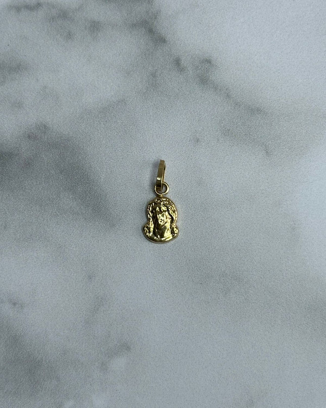 Dije rostro de jesus / 0,34 Gr / 1,1 Cm / Oro amarillo 18k