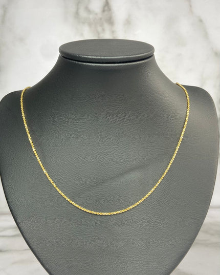 Cadena Cadena lazo / 1,34 Gr / 45 Cm / Oro amarillo 18k / It