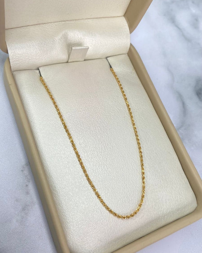 Cadena Cadena lazo / 1,34 Gr / 45 Cm / Oro amarillo 18k / It