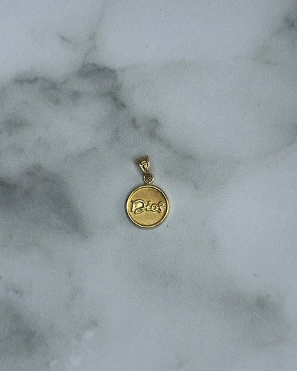 Dije dios / 0,85 Gr / Oro amarillo 18k