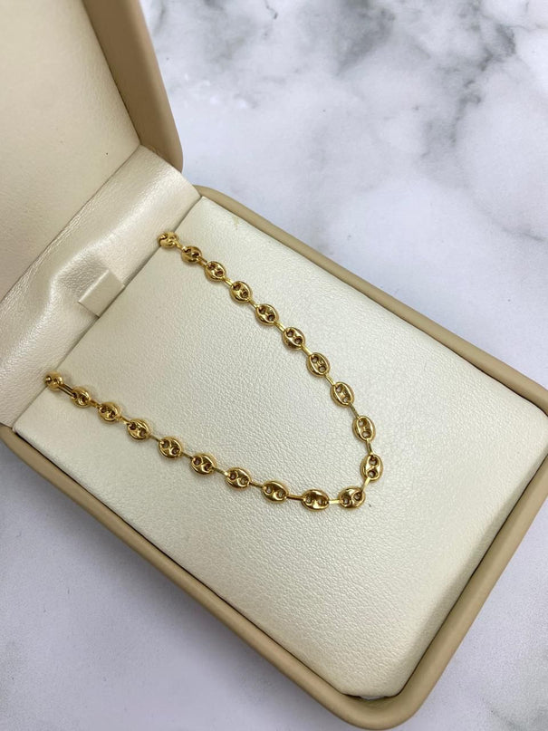 Cadena gc liso / 8,55 Gr Broche 0,60 / 60 Cm / 4,1 mm / Oro amarillo 18k