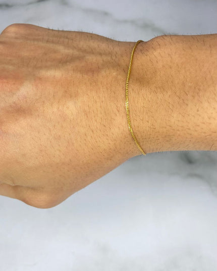 Pulso franco / 0,79 Gr / 19 Cm / Oro amarillo 18k / It