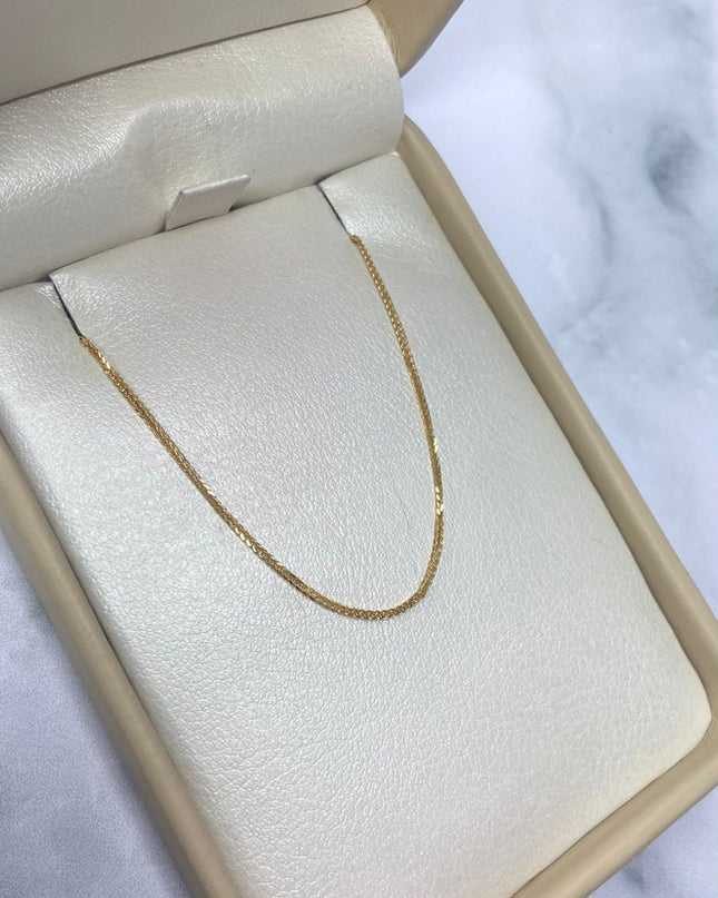 Pulso franco / 0,79 Gr / 19 Cm / Oro amarillo 18k / It