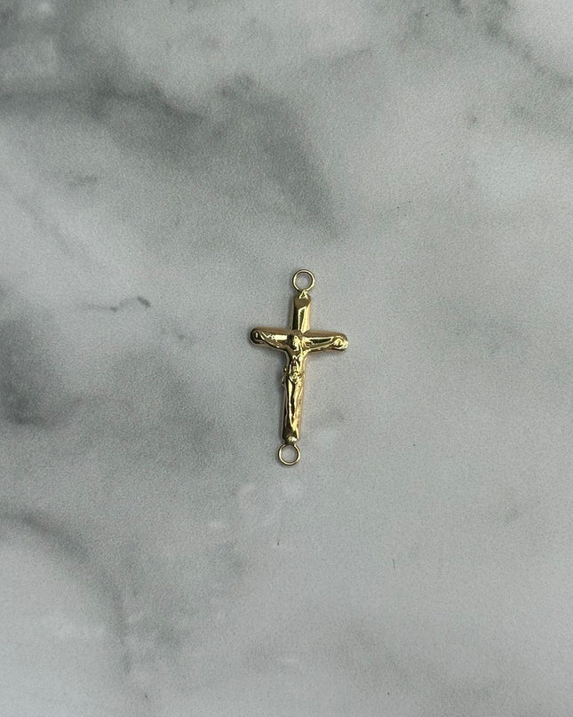 Herraje cruz con cristo / 0,71 Gr / Oro amarillo 18k